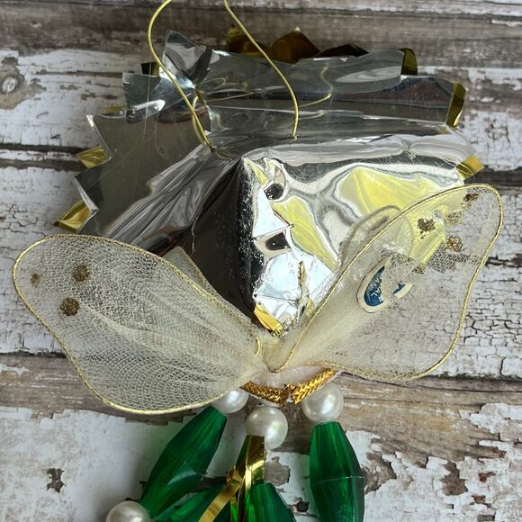 Vintage Christmas Blond Angel Ornament Kitsch MCM - Picture 6 of 10